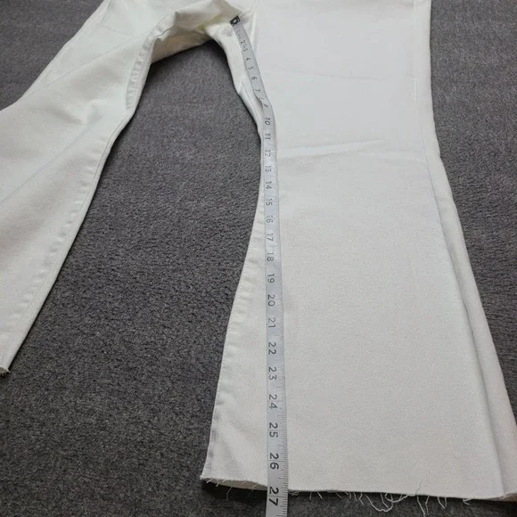 Bold Elements Crop Flare Jeans Womens 18 High Rise Tummy Control Denim Pants - Picture 2 of 9